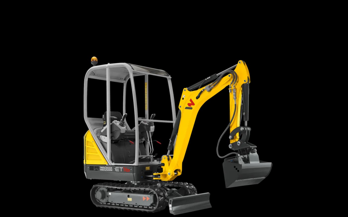 Minibagger 1.842 kg | Der Robuste