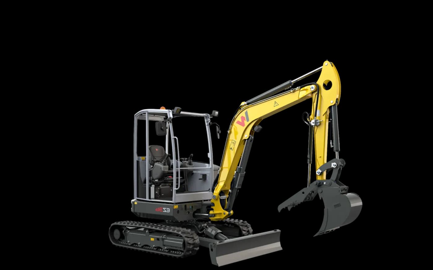 Minibagger 4.945 kg | Der Flexible