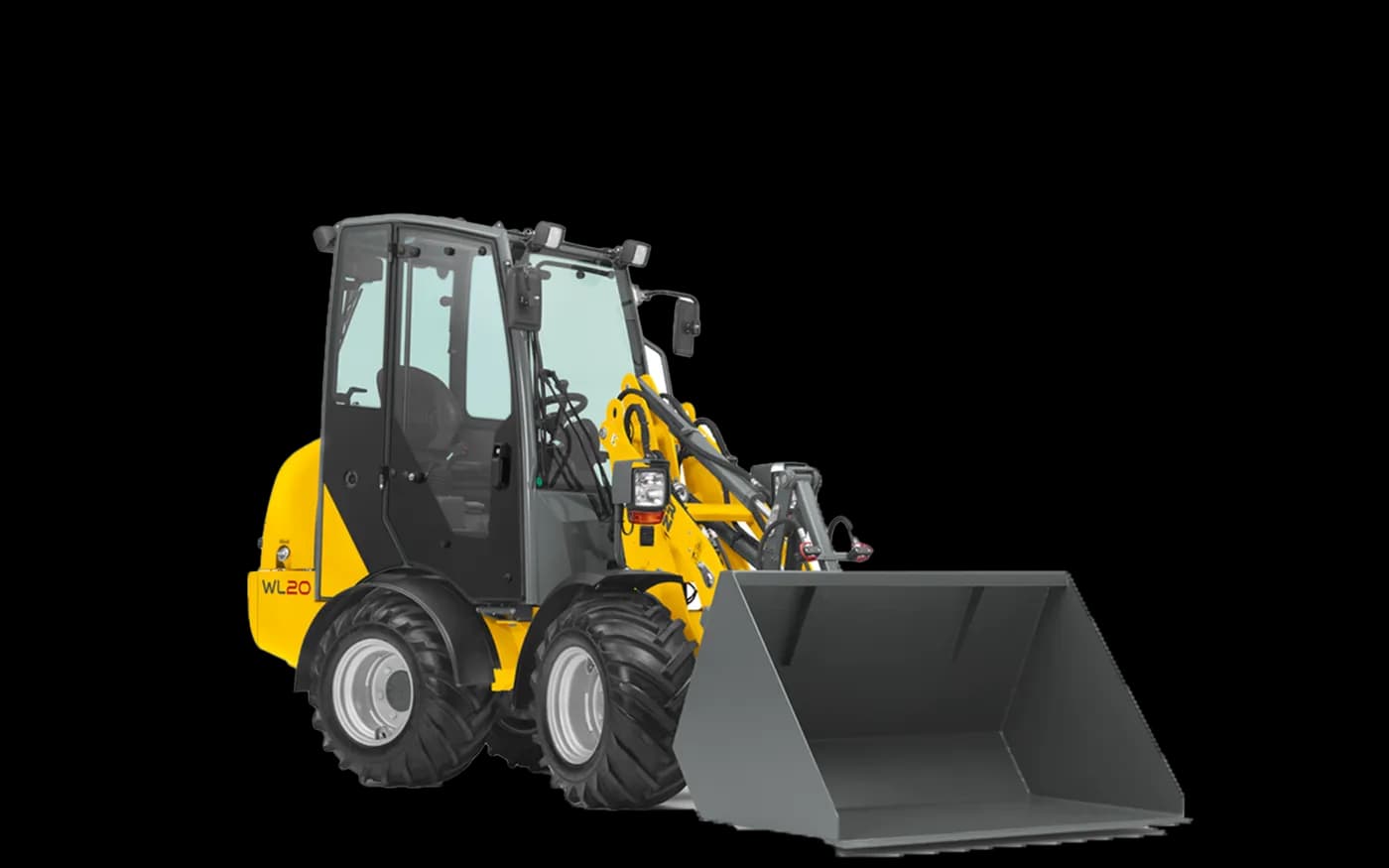 Radlader 2.000 kg Betriebsgewicht | Der Agile