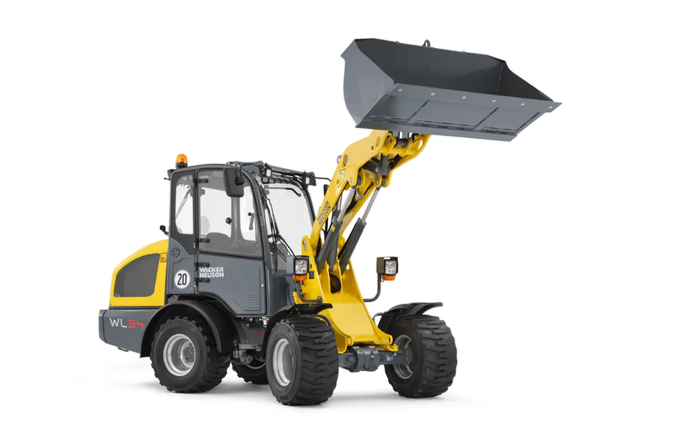 Radlader 3.900 kg Betriebsgewicht | Der Vielseitige